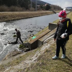 Správca revíru VN Starý Mlyn Ján Dluhý s manželkou